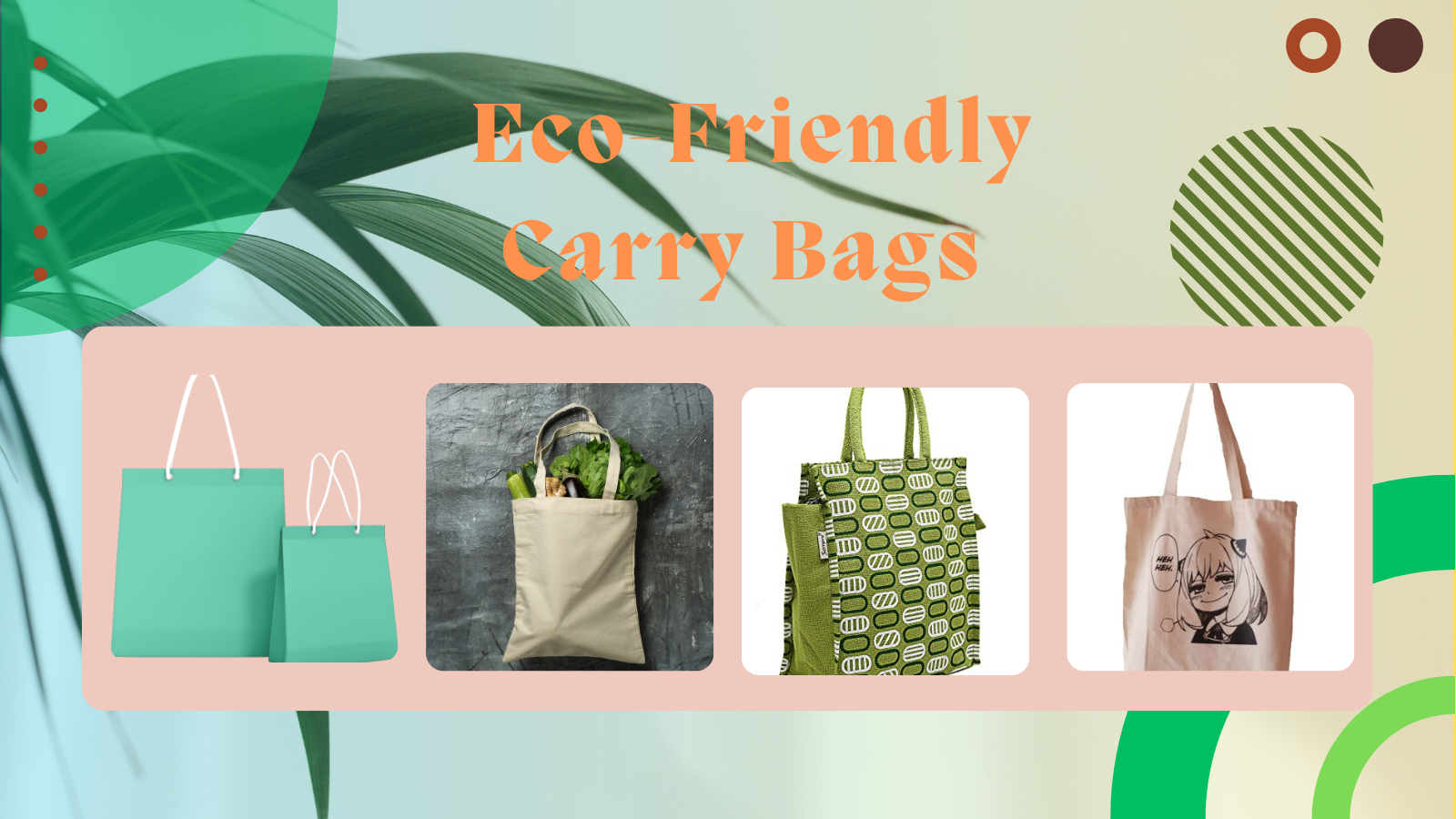 Eco Friendly Bags | Paper, Cotton, Canvas, Jute, NonWoven PP